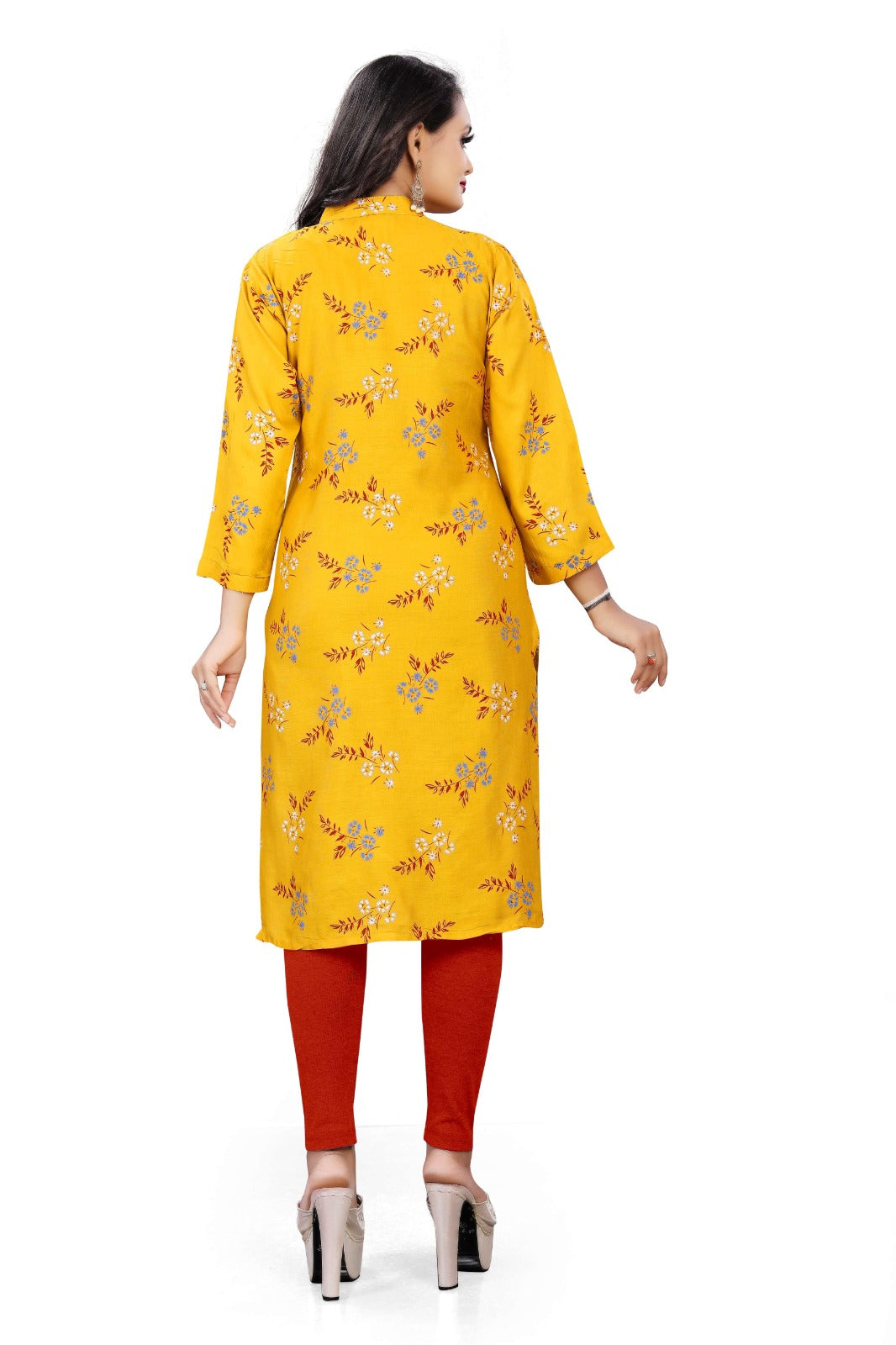 Elegant Embroidered Georgette Kurti